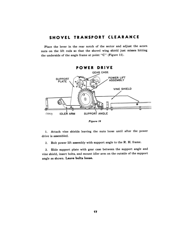 John Deere Double Level Bed Potato Digger Operator’s Manual (OMF7946) Workshop Guide
