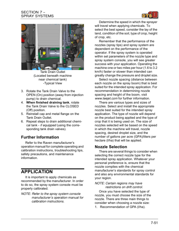 John Deere Hagie DTS10 Self-Propelled Sprayer (017001-017500) (Worldwide Edition) Operator’s Manual (OMFA493713) Workshop Guide