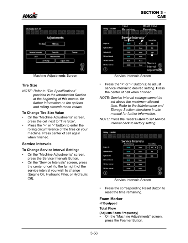John Deere Hagie DTS10 Self-Propelled Sprayer (020001-020500) (Worldwide Edition) Operator’s Manual (OMFA493828) Workshop Guide