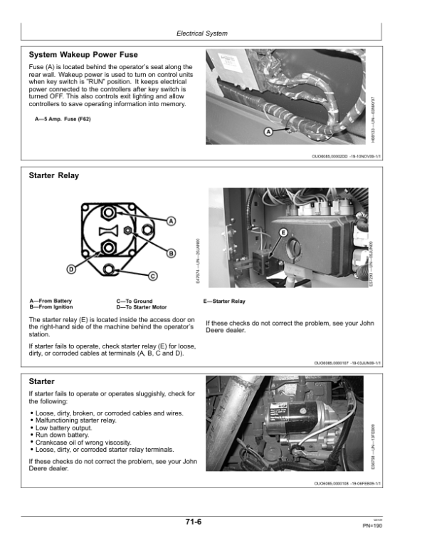 John Deere A400 Self-Propelled Windrower North America (360001-370000) Operator’s Manual (OMFH309371) Workshop Guide