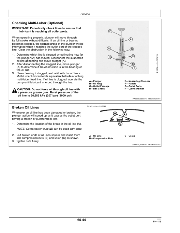 John Deere 348 Square Baler (360701-) Operator’s Manual (OMFH310755) Workshop Guide
