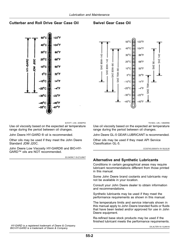 John Deere 830, 835 Rotary Mower-Conditioners (350001-459999) Operator’s Manual (OMFH311964) Workshop Guide