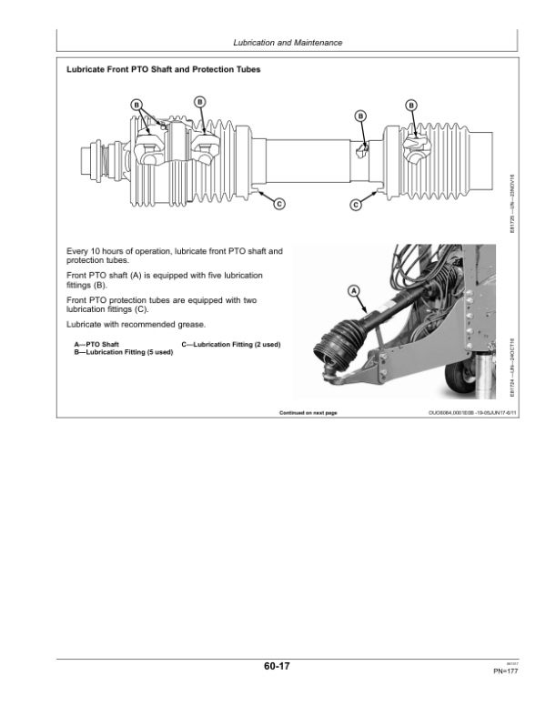 John Deere L1524, L1533 & L1534 Large Square Balers Operator’s Manual (OMFH323226) Workshop Guide