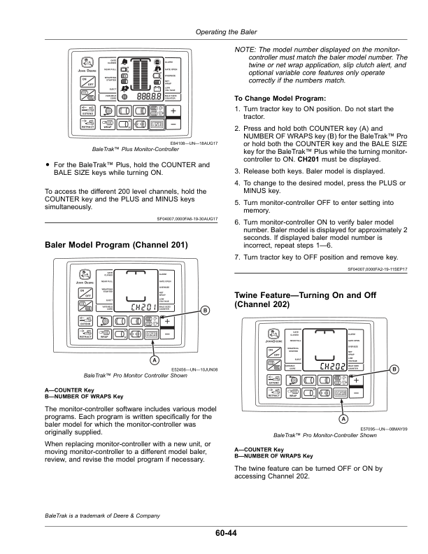 John Deere 450M, 550M Round Balers Operator’s Manual (OMFH331595) Workshop Guide