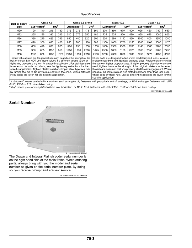 John Deere 520 Series Drawn Flail Shredders Operator’s Manual (OMFH337665) Workshop Guide