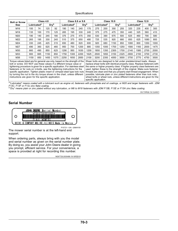 John Deere 300 Series Heavy-Duty Flail Mowers 360, 370 & 390 Operator’s Manual (OMFH337667) Workshop Guide