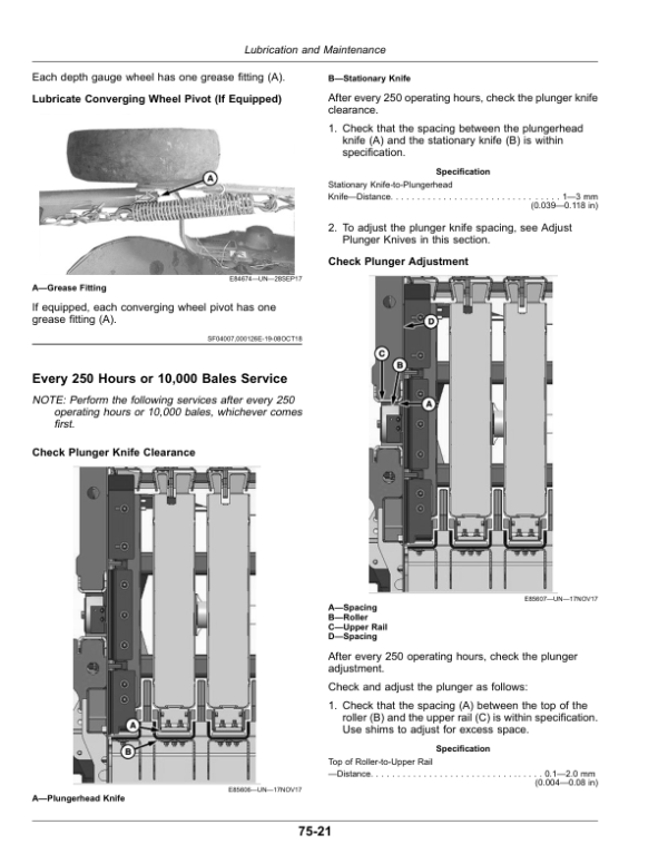 John Deere L331, L331 Precutter, L341, L341 Precutter Large Square Balers Operator’s Manual (OMFH341966) Workshop Guide