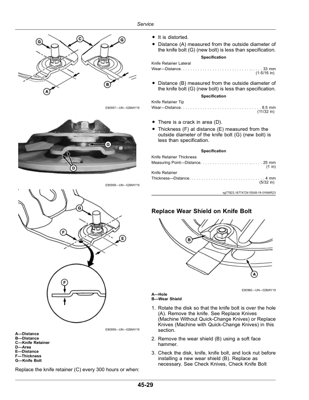 John Deere R500 Rotary Platform (Export Edition) (000000-489999) Operator’s Manual (OMFH345829) Workshop Guide