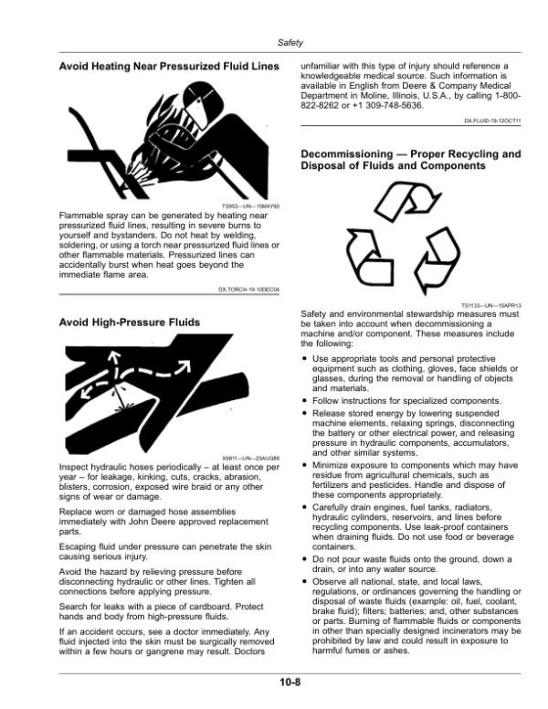 John Deere 451E Round Baler (North American) Operator’s Manual (OMFH348239) Workshop Guide