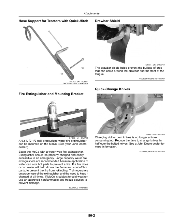 John Deere C500 Center Pivot Mower-Conditioner (490000-) (Export Edition) Operator’s Manual (OMFH348852) Workshop Guide