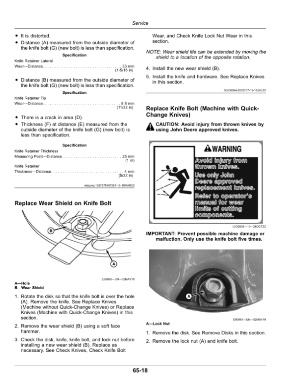 John Deere C300, C350 Center Pivot Mower- Conditioners (000001-) (North American) Operator’s Manual (OMFH350440) Workshop Guide