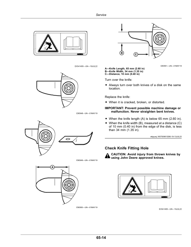John Deere C400 Center Pivot Mower-Conditioners (Export Edition) (Serial Number 000001-) Operator’s Manual (OMFH350449) Workshop Guide