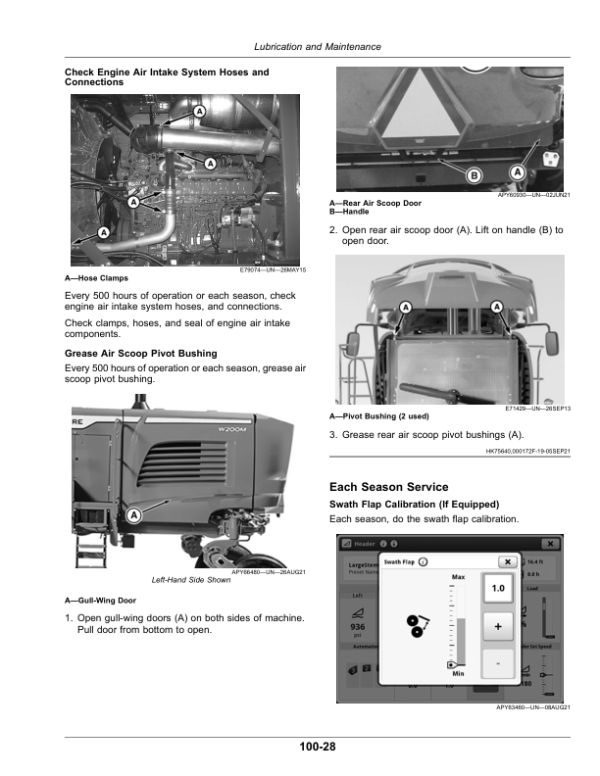 John Deere W200M & W235M Rotary Self-Propelled Windrower (000000-509999) (North American) Operator’s Manual (OMFH352951) Workshop Guide