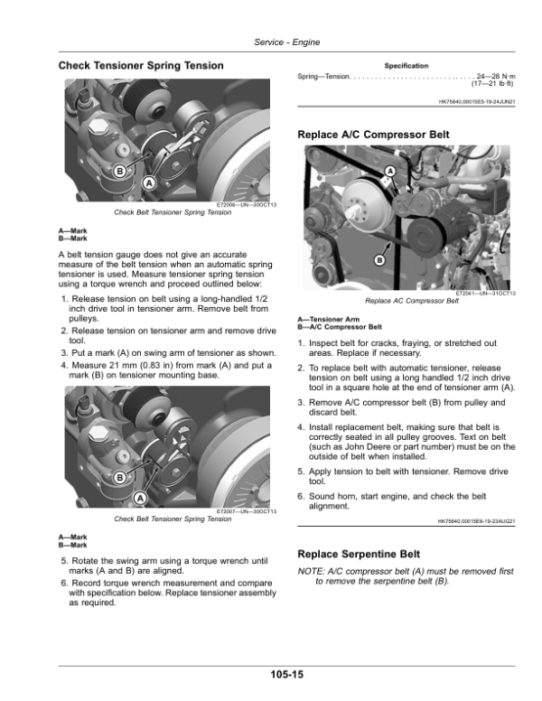 John Deere W260R, W235R Self-Propelled Windrower (000000-509999) (Export Edition) Operator’s Manual (OMFH352959) Workshop Guide
