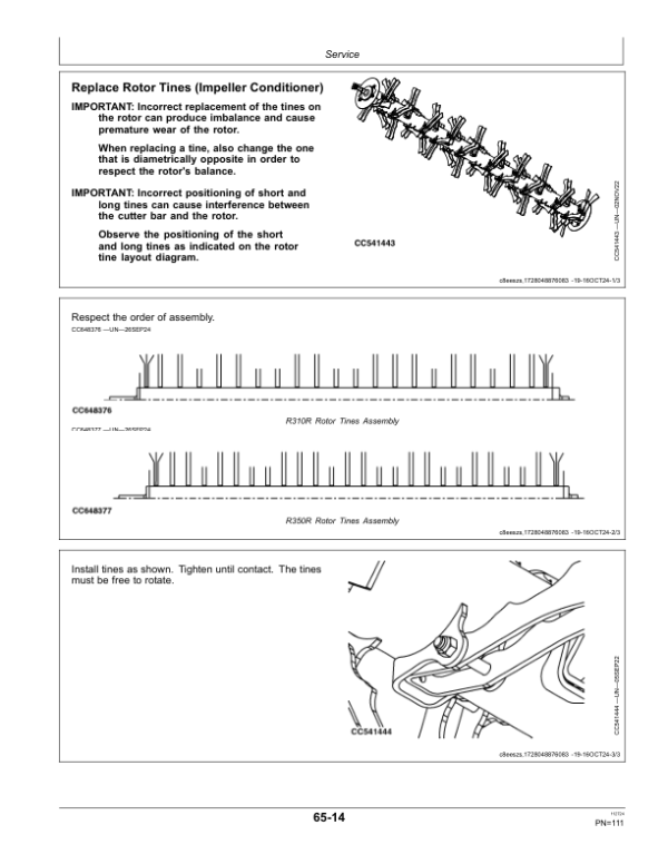 John Deere R310R, R350R Mower-Conditioner Operator’s Manual (OMFH355148) Workshop Guide