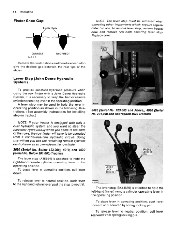 John Deere 231 Beet Harvester Operator’s Manual (OMGA10016) Workshop Guide