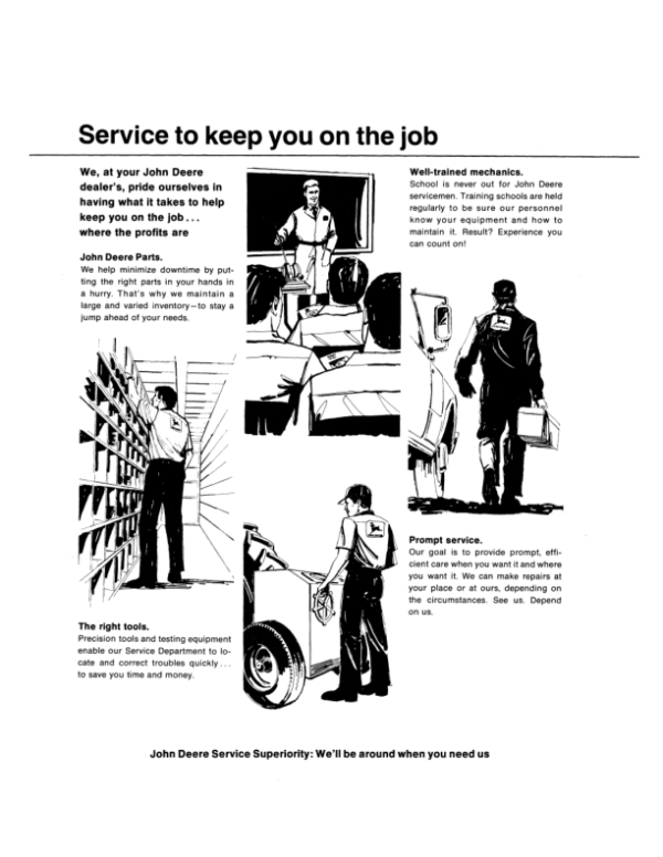 John Deere 33 Bale Elevator Operator’s Manual (OMGA10236) Workshop Guide