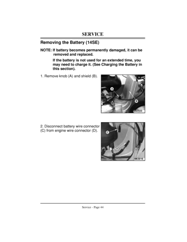 John Deere 14SB, 14SBS (470001-), 14SE (430001-) Rotary Mowers Operator’s Manual (OMGC00113) Workshop Guide