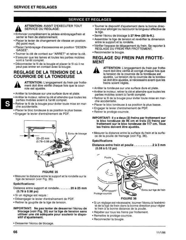 John Deere 38, 46 Inch Sabre Lawn Tractor (1338G, 1538G, 1538H, 1546G, 1638H, 1646G, 1646H) Operator’s Manual (OMGX10099) Workshop Guide