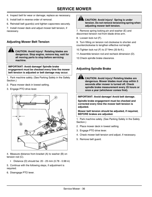 John Deere S1642, S1742, S2046 Scotts Lawn Tractors (020001-) Operator’s Manual (OMGX10784) Workshop Guide