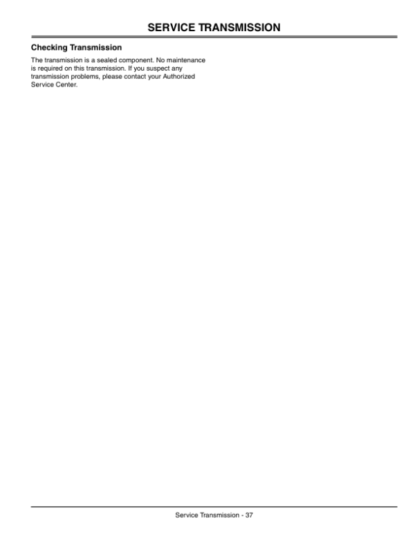 John Deere 14.542GS, 1642HS & 17.542HS Sabre¬ Lawn Tractors (010001-) Operator’s Manual (OMGX20196) Workshop Guide