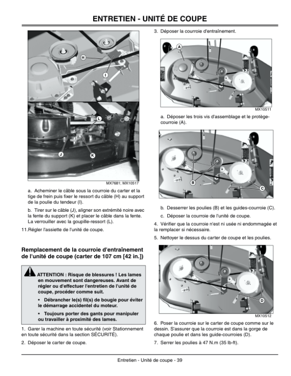 John Deere Sabre Lawn Tractors 1742 HS Operator’s Manual (OMGX20477) Workshop Guide