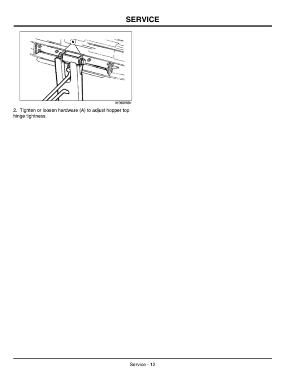John Deere 2-Bag Bagger for 48-Inch Mower Operator’s Manual (OMGX21020) Workshop Guide