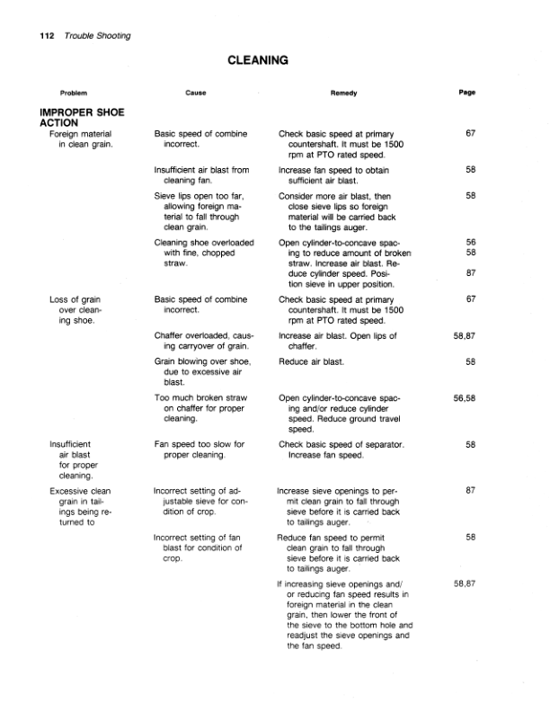 John Deere 6601 Combine Operator’s Manual (OMH111326) Workshop Guide