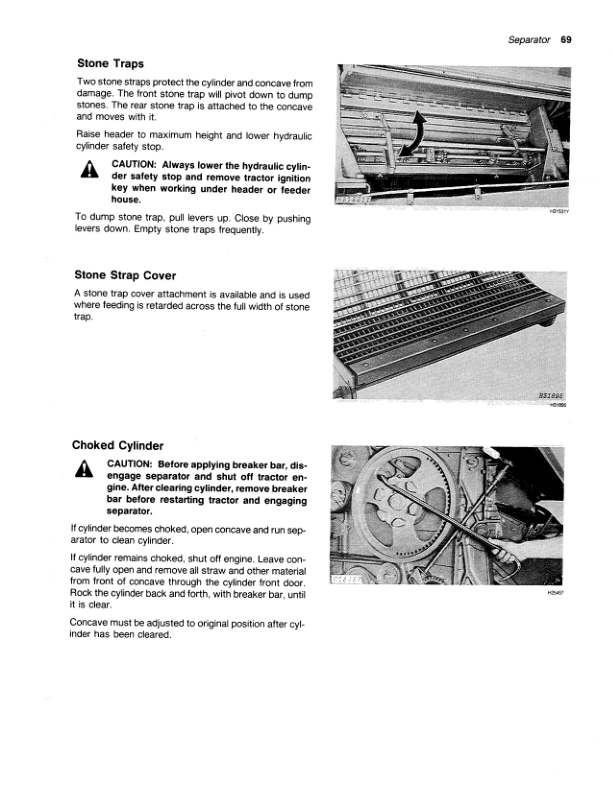 John Deere 6601 Combine Operator’s Manual (OMH116956) Workshop Guide
