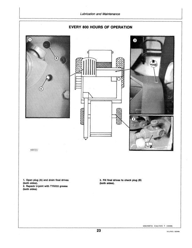 John Deere 7722 Combine Operator’s Manual (OMH124035) Workshop Guide
