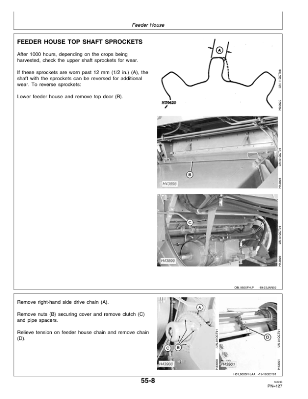 John Deere CTS Combine (665401 – 667455) Operator’s Manual (OMH159561) Workshop Guide