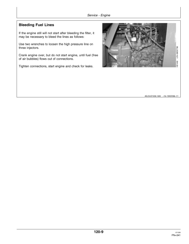 John Deere 9650 STS & 9750 STS Combines North America (690501-695500) Operator’s Manual (OMH175212) Workshop Guide