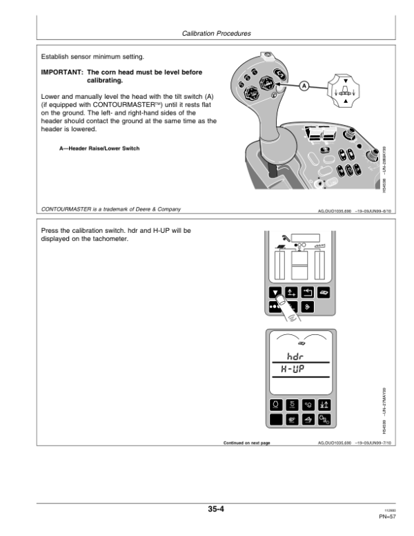 John Deere 90 Series Corn Heads ( – 695300) Operator’s Manual (OMH175278) Workshop Guide