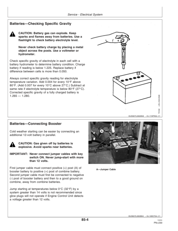 John Deere 9560SH Combine (710101-) Operator’s Manual (OMH215835) Workshop Guide