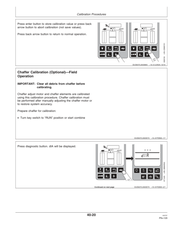 John Deere 9560 STS Combine (720101-) Operator’s Manual (OMH225687) Workshop Guide