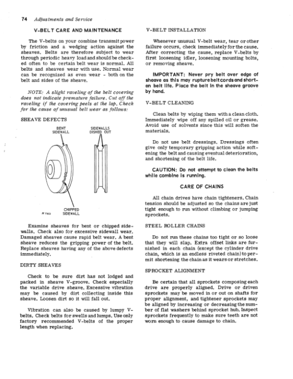 John Deere 55, 95 & 105 Combines North America (069001-083000) Operator’s Manual (OMH62358) Workshop Guide
