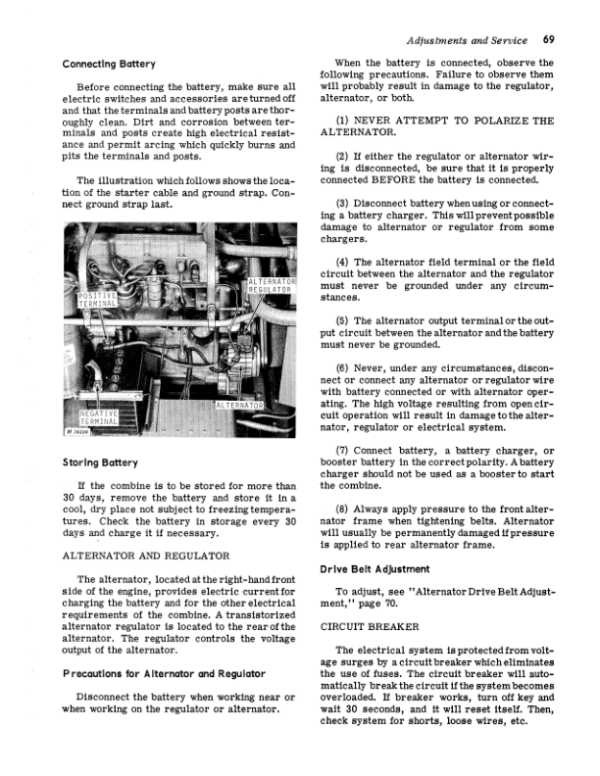 John Deere 45 Combine Operator’s Manual (OMH63137) Workshop Guide