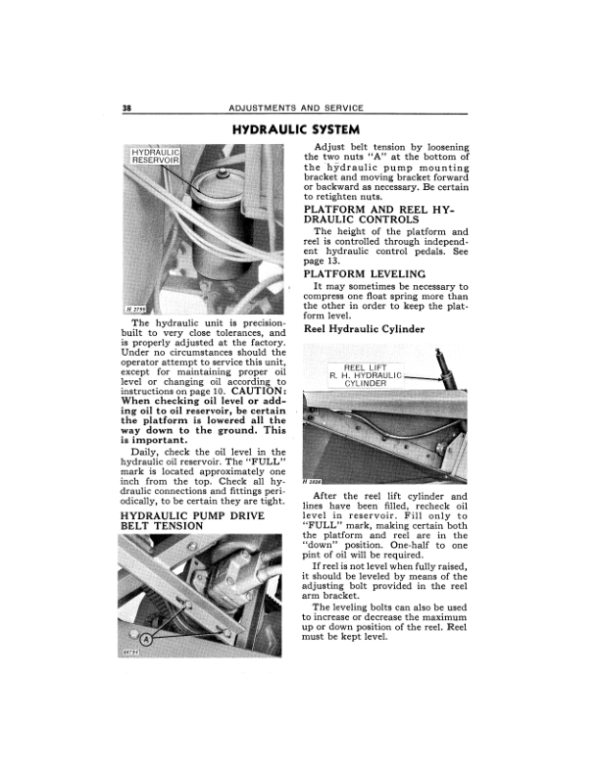 John Deere Grain or Hay Self-Propelled Windrower Operator’s Manual (OMH69366) Workshop Guide