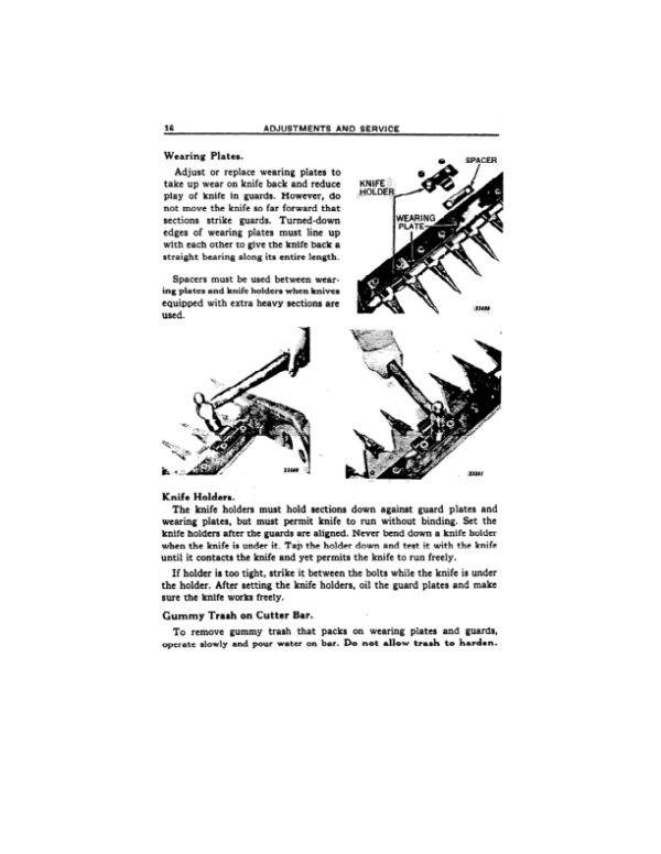 John Deere 9, 9W Integral Sickle Mowers (000000-031000) (North American) Operator’s Manual (OMH721159) Workshop Guide