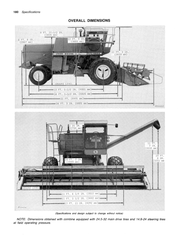 John Deere 6602 Combine Operator’s Manual (OMH88385) Workshop Guide