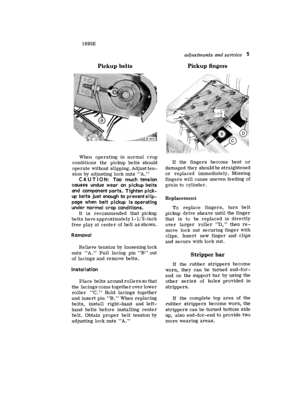 John Deere 88 Inch Belt Pickup Operator’s Manual (OMH90837) Workshop Guide