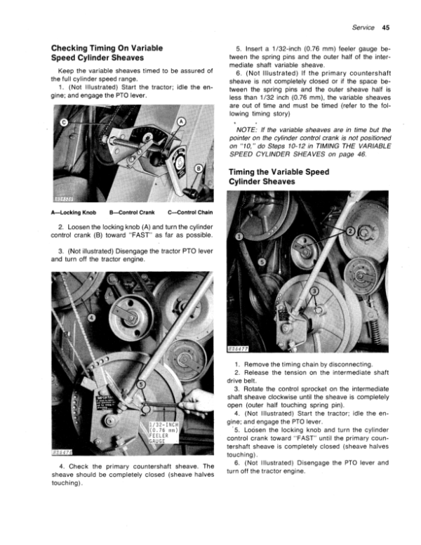John Deere 6601 Combine (260901-) Operator’s Manual (OMH95659) Workshop Guide