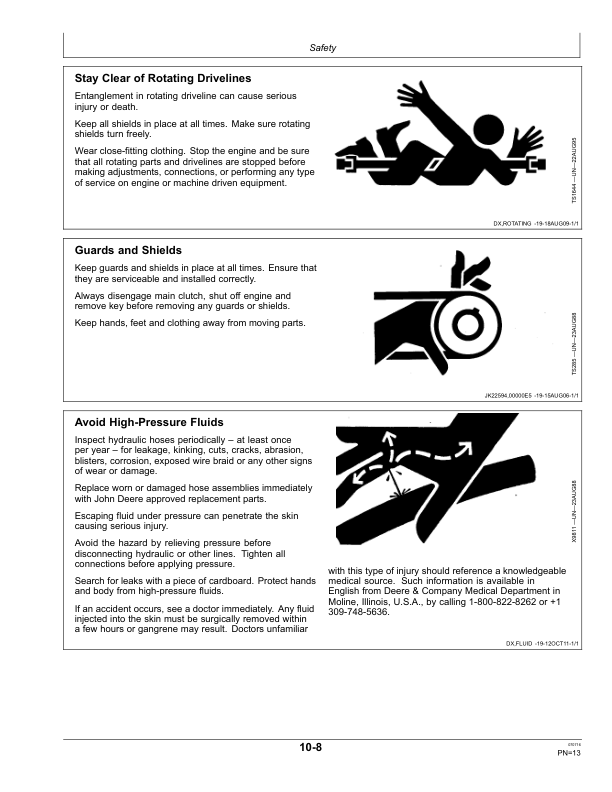 John Deere 600C – Series 606C, 608C, 612C, 616C, 618C STALKMASTER Corn Heads (Export Edition) Operator’s Manual (OMHXE103843) Workshop Guide