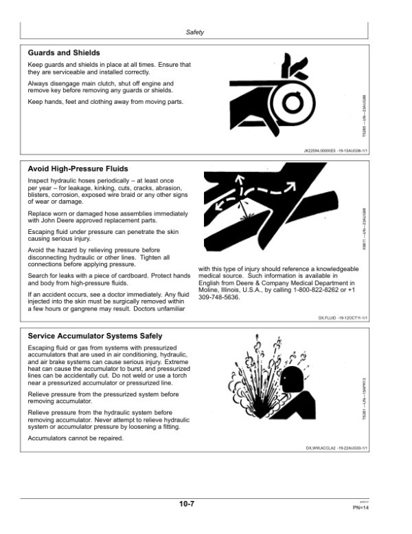 John Deere 600P Series Belt Pickup 615P Operator’s Manual (OMHXE119104) Workshop Guide