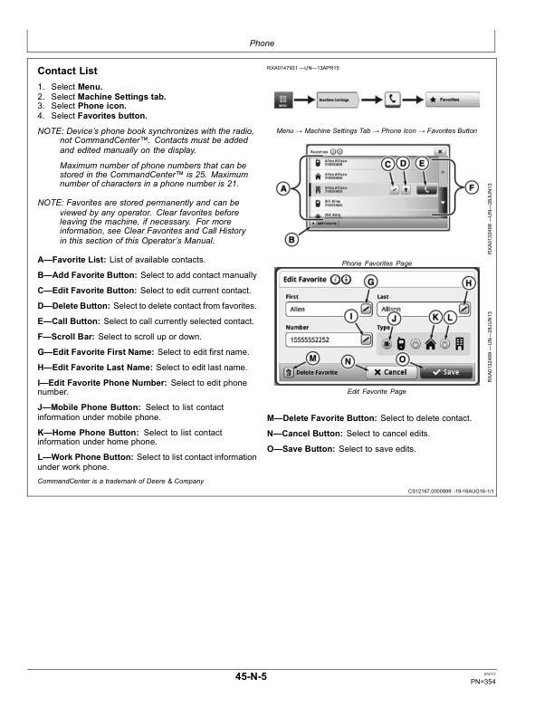 John Deere S760, S770, S780 & S790 Combines (S.N. 800001- ) (North America Edition) Operator’s Manual (OMHXE122584) Workshop Guide