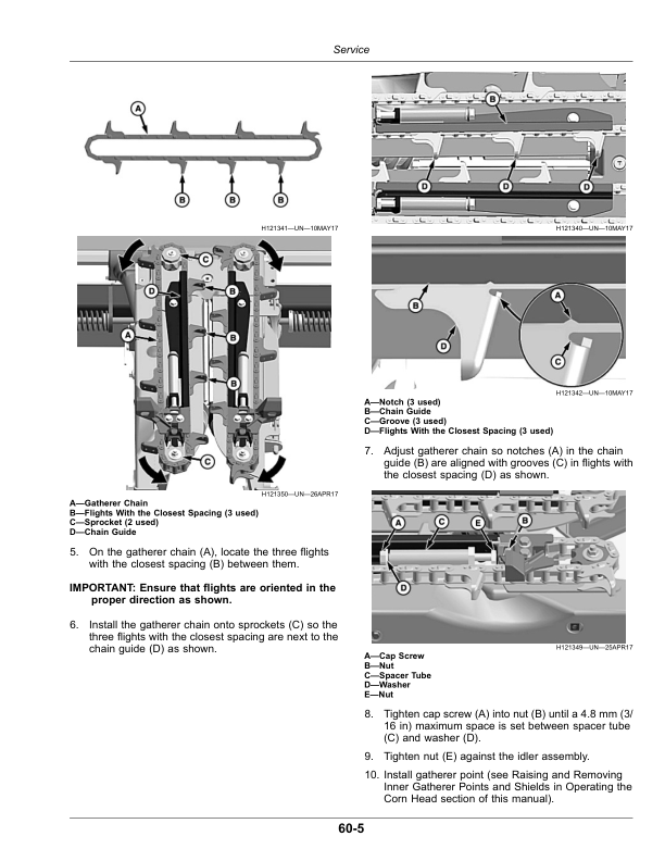 John Deere 712FC Folding Corn Head Operator’s Manual (OMHXE127990) Workshop Guide