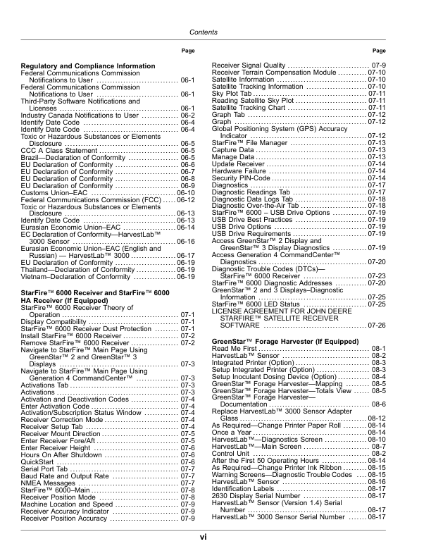 John Deere 8100, 8200, 8300, 8400, 8500, 8600, 9600 Self-Propelled Forage Harvesters Operator’s Manual (OMHXE151354) Workshop Guide