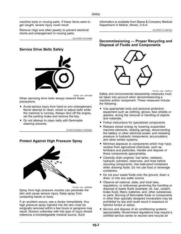 John Deere C12F, C16F, C18F Folding Corn Heads (815001-) Operator’s Manual (OMHXE161273) Workshop Guide