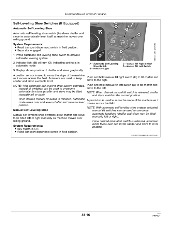 John Deere S550 Combine (745101-) Operator’s Manual (OMHXE29685) Workshop Guide
