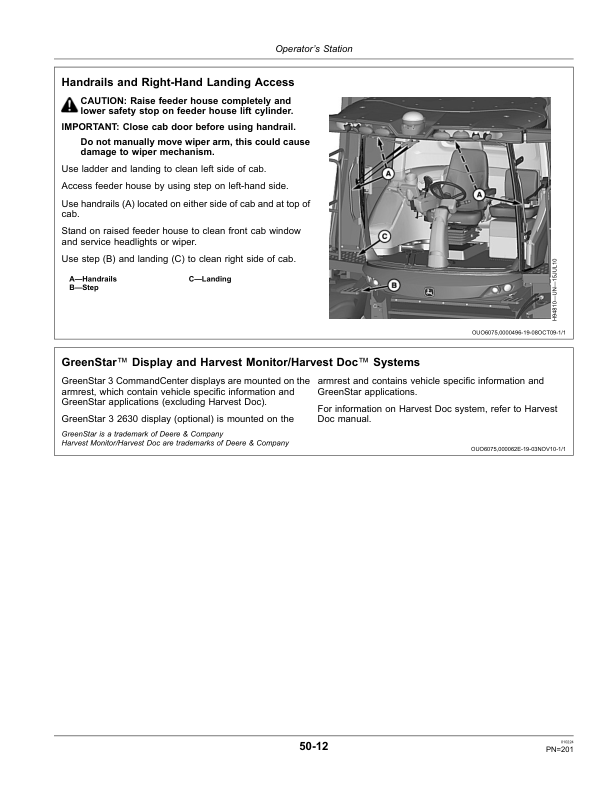 John Deere S660, S670, S680, S690 Combines Operator’s Manual (OMHXE51503) Workshop Guide